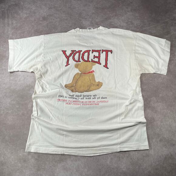 1992 Smithsonian Institution Teddy Bear  T-shirt - Picture 2 of 5